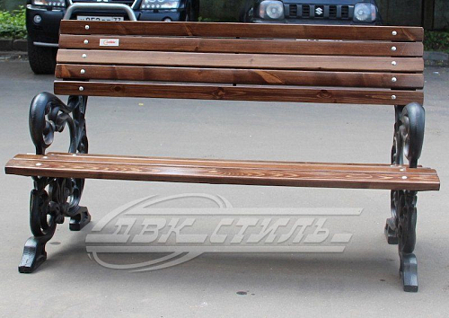 Скамейка чугунная «Смин».  �4